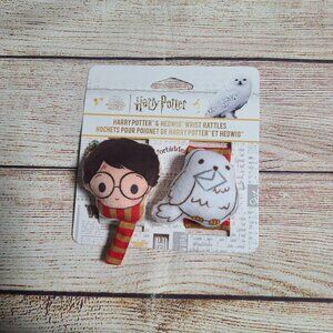 Harry Potter & Hedwig Wrist Rattles Plush - NEW